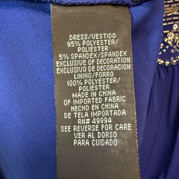 R&M Richards Embellished Waist Gathered Halter Dress Women’s Size 8 Petite - Picture 11 of 17